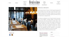 Desktop Screenshot of benissimos.com